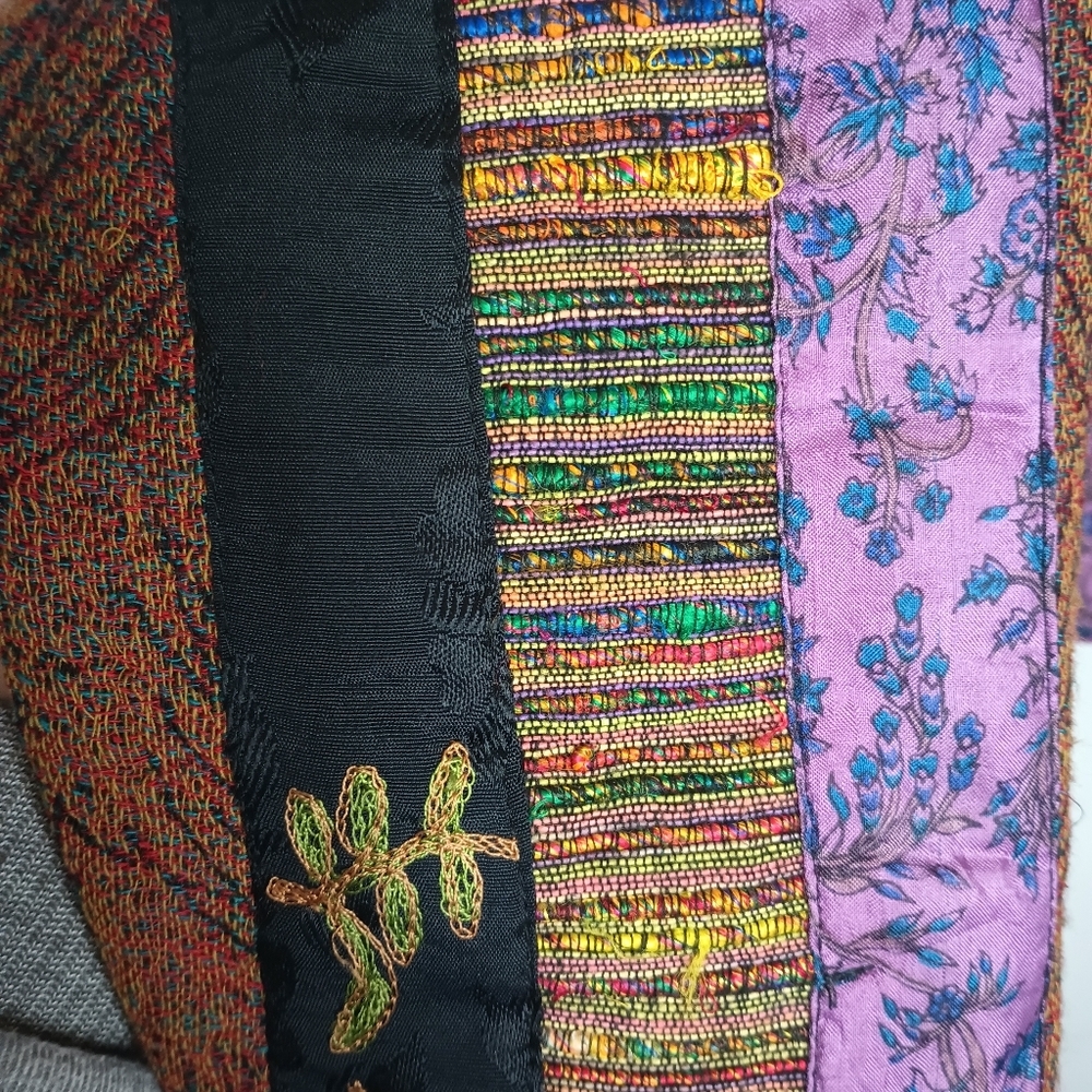 Coldwater Creek Eclectic Patchwork Jacket Small E… - image 6